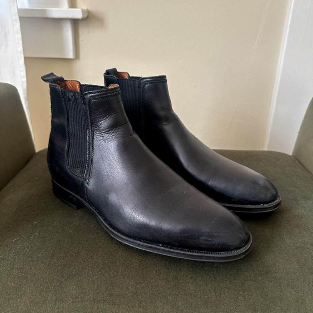 Aquitalia Damon Chelsea Boot, Black - 9 (EU ~43)